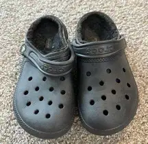 fuzzy crocs