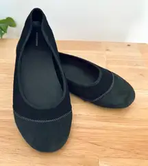 Patagonia Black Maha Breathe Ballet Flats in Black Charcoal Suede Size 9.5