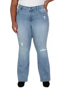 Seven7 Tummyless High Rise Flare Jeans NWT