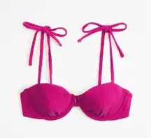 Tie-Strap Underwire Bikini Top XXS NWT