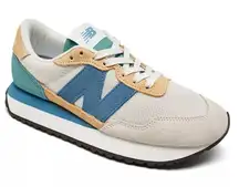 New Balance 237 model WS237TA sz 7 in Turtledove/Heritage Blue/Raw Sugar