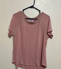 Rose & Olive Dusty Pink Short Sleeve Top