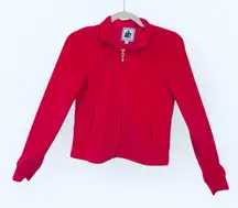 Juicy Couture Hot Pink Velour Zip Up Y2K Revival Track Jacket S