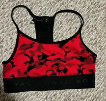 Koral Sweeper Versatility Bra Red Camo- Size Small