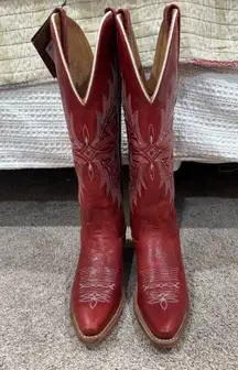 Red Cowboy Justin Boots 