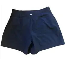 Wet Dry Warm Shorts Navy Pink Attached Panty 6 Yoga Running Beach