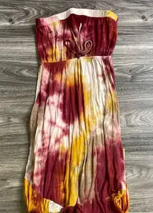 Rolla Coster Multicolor Tie-Dye Dress. Size Large
