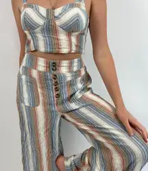 Striped Two Piece Set