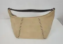 Old Navy Summer 2003 Collection Women's Shoulder Bag Cream Suede Cow Leather