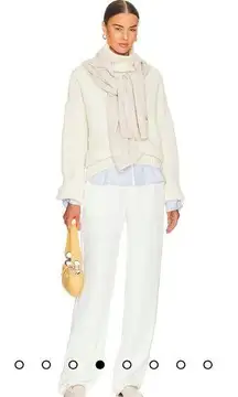 Amanda Uprichard Wallce Pants in Ivory