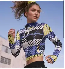 FREE PEOPLE MOVEMENT Top Size Small NWT Misty Morning Plaid Swim Club Combo