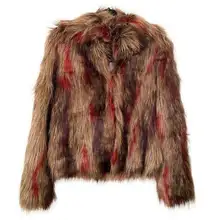 ONE TEASPOON Faux‎ Fur Shona Jacket NWT Sz SM