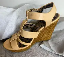 Strappy Platform Wedge Sandals