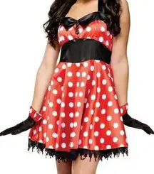 Minnie Mouse Sexy Halloween Costume Dress Only Small