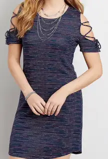 Strappy Cold Shoulder Dress