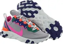 Nike Women’s React Element 55 Wolf Grey Fuchsia