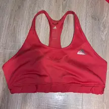 Adidas tech fit large athletic workout sports bra