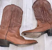 Dan Post leather cowboy country western boots size 9