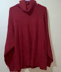 Womens Free People Softly Structured Tunic Sweater Ribbed Knit Sweater