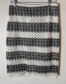 Banana Republic Rugby Lace Pencil Skirt Size 8