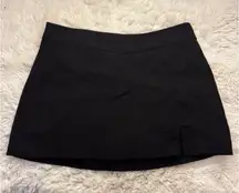 Black Garage Mini Skirt