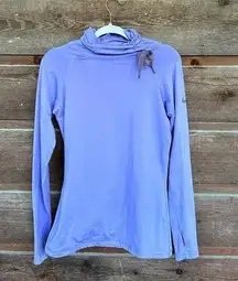 Nike  PRO cowl neck lavender sweater size medium