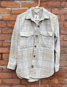 beachlunchlounge Flannel Shirt Jacket