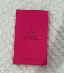 Hot Pink Caviar Crystals iPhone Case