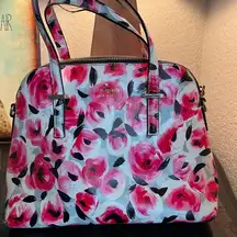 Gorgeous Kate Spade Cedar Street Rose print handbag with crossbody strap