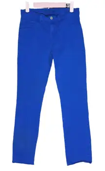 J Brand Blue‎ Skinny Leg Stretch Jeans in Bright Royal Blue - 26
