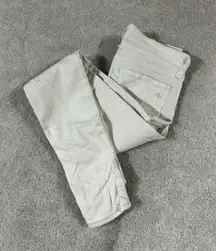 Rag‎ & Bone DRE White Capri Skinny Jeans Women's Size 25 in **Small Spot Read