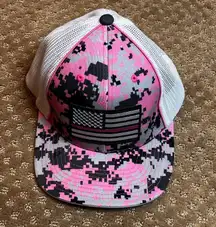Sheboygan County Pink Heals Camo Charity Firefighter Police Fundraiser Hat Cap