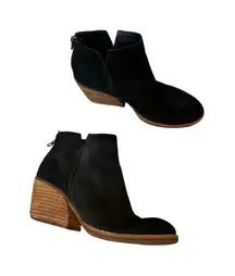Chandran western Korkease suede ankle bootie
