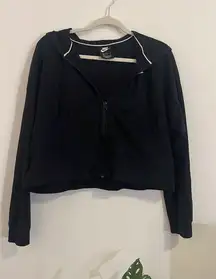 Cropped Zip-Up Hoodie Nike