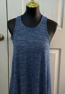 Gap Supersoft Racerback Midi Swing Dress‎ Medium Blue