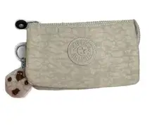 Kipling Creativity Wristlet Tan 3-Pocket