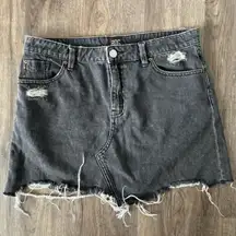 BDG urban outfitters black denim skirt sz L