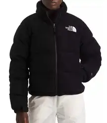 The North Face Women’s 2000 Polar Nuptse Jacket Black Fleece NWT Small