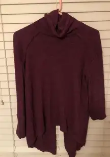 Open Back Turtle Neck Sweater