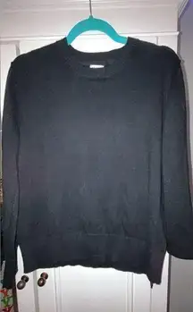 L.L.Bean plain black  sweater