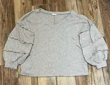 143 Story by Line Up Ruffled Sweater
