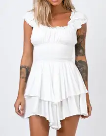 Princess Polly The Love Galore Romper White