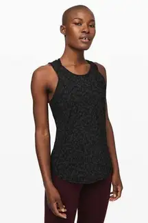 Lululemon Sculpt Tank II Formation Camo Deep Coal Multi / Black Sz 8 / 10