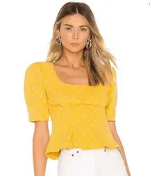 Majorelle Marla Top Size S in Tuscany Yellow