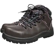 Avenger Work Boots Waterproof Composite‎ Toe Women's Size 9.5 Brown Pink