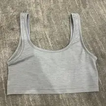 Gray missguided top