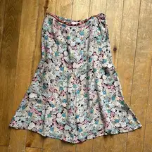 Women's Floral Midi Skirt 10