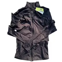 BUNDLE- Crop and Jacket Women's XS Black and Gray Zip Slim Fit Activewear‎