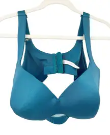 Cacique Lane Bryant‎ Womens Smooth Lightly Lined Balconette Bra Size 42F Teal