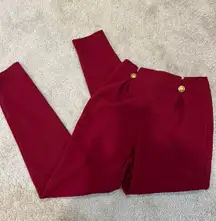 Maroon dress pants 